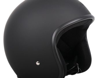 RXT Helmet Matt Black Open Face Low Rider Helmet