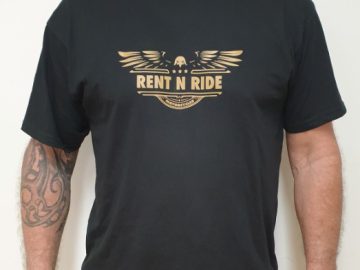 Rent N Ride T-Shirts (1st Free with bike hire)